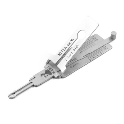 New Original Lishi 2-in-1 Pick Decoder Tool MIT11 v.2 For Mitsubishi Door [MIT11R (FLAT 8 CUT)] | Emirates Keys